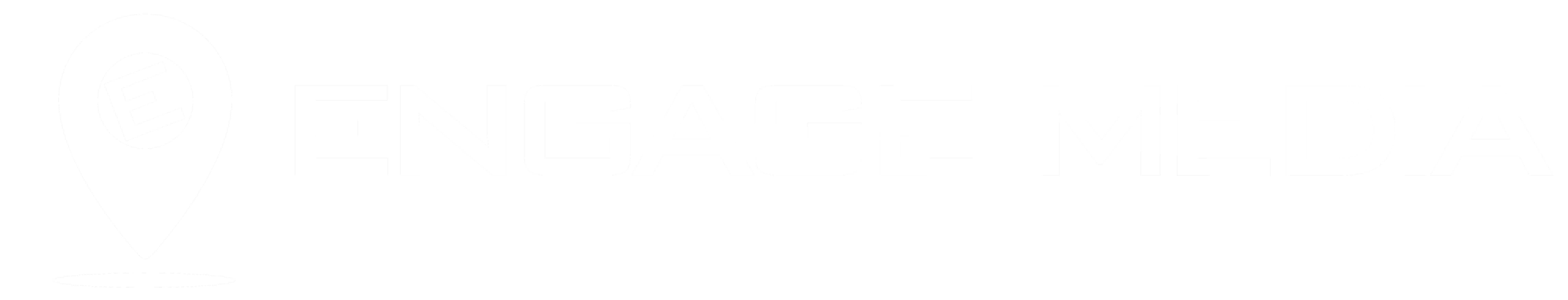 engage logo white
