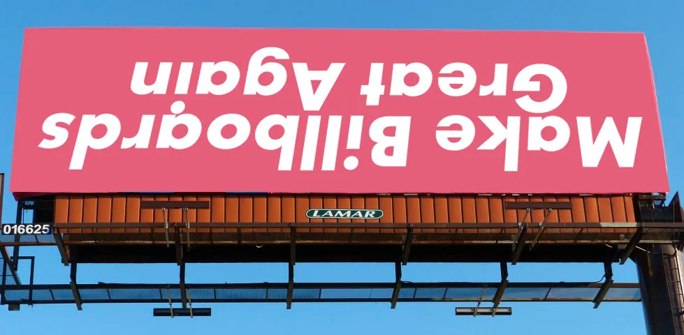 Billboard advertisement